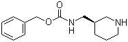 CAS # 683269-48-9, Phenylmethyl [(3R)-3-piperidinylmethyl]carbamate, N-[(3R)-3-piperidinylmethyl]carbamic acid phenylmethyl ester
