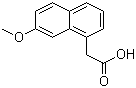 7-Methoxy-1-naphthaleneacetic acid molecular structure (CAS 6836-22-2)