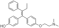 structure of CAS# 68392-35-8, Afimoxifene