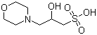 structure of CAS# 68399-77-9, 3-(N-吗啉基)-2-羟基丙磺酸