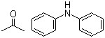 Acetone diphenylamine molecular structure (CAS 68412-48-6)
