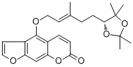 structure of CAS# 684217-08-1, 6',7'-二羟薄荷素缩丙酮
