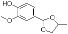 CAS # 68527-74-2, Vanillin propyleneglycol acetal, 2-Methoxy-4-(4-methyl-1,3-dioxolan-2-yl)phenol