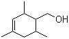 CAS # 68527-77-5, 2,4,6-Trimethyl-3-cyclohexene-1-methanol, 2,4,6-Trimethyl-3-cyclohexenylmethanol, 2,4,6-Trimethyl-4-cyclohexen-1-ylmethanol, Isocyclogeraniol