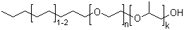 C8-C10 Alcohols ethoxylated propoxylated molecular structure (CAS 68603-25-8)