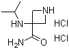 CAS # 686344-57-0, 3-(Isopropylamino)azetidine-3-carboxamide dihydrochloride