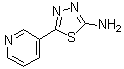 structure of CAS# 68787-52-0, 2-Amino-5-(pyridin-3-yl)-1,3,4-thiadiazole