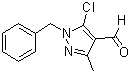 CAS # 68827-40-7, 1-Benzyl-5-chloro-3-methyl-1H-pyrazole-4-carboxaldehyde, 5-Chloro-3-methyl-1-(phenylmethyl)-1H-pyrazole-4-carboxaldehyde