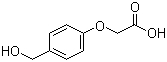 structure of CAS# 68858-21-9, 4-(Hydroxymethyl)phenoxyacetic acid