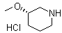(S)-3-Methoxypiperidine hydrochloride molecular structure (CAS 688809-96-3)