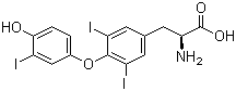 CAS # 6893-02-3, L-Triiodothyronine, Liothyronine, 3,3',5-Triiodo-L-thyronine, O-(4-Hydroxy-3-iodophenyl)-3,5-diiodo-L-tyrosine
