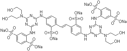 Fluorescent Brightener 264 molecular structure (CAS 68971-49-3)