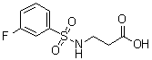 CAS # 690646-10-7, N-[(3-Fluorophenyl)sulfonyl]-beta-alanine