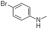 CAS # 6911-87-1, N-Methyl-4-bromoaniline, (4-Bromophenyl)methylamine, 1-Bromo-4-(methylamino)benzene, 4-Bromo-N-methylaniline, N-(4-Bromophenyl)-N-methylamine