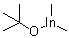 tert-Butoxydimethylindium molecular structure (CAS 6917-65-3)