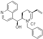 structure of CAS# 69221-14-3, (9S)-9-Hydroxy-1-(phenylmethyl)cinchonanium chloride