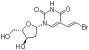 CAS # 69304-47-8, Brivudine, Bromovinyldeoxyuridine, 5-[(E)-2-Bromoethenyl]-1-[(2R,4S,5R)-4-hydroxy-5-(hydroxymethyl)oxolan-2-yl]pyrimidine-2,4-dione