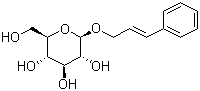 3-Phenyl-2-propenyl beta-D-glucopyranoside molecular structure (CAS 69306-80-5)
