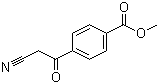 structure of CAS# 69316-08-1, 4-(氰基乙酰)苯甲酸甲酯