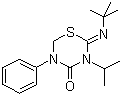 CAS # 69327-76-0, Buprofezin, 2-((1,1-Dimethylethyl)imino)tetrahydro-3-(1-methylethyl)-5-phenyl-4H-1,3,5-thiadiazin-4-one, 2-(tert-Butylimino)-3-isopropyl-5-phenylperhydro-1,3,5-thidiazin-4-one, Applaud, NNI 750