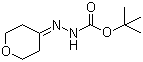 structure of CAS# 693287-78-4, N'-(四氢吡喃-4-亚基)肼基羧酸叔丁酯