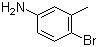 4-Bromo-3-methylaniline molecular structure (CAS 6933-10-4)