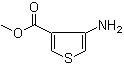 structure of CAS# 69363-85-5, 4-氨基噻吩-3-羧酸甲酯