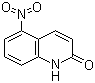 structure of CAS# 6938-27-8, 5-硝基喹啉-2(1H)-酮