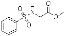 structure of CAS# 69398-48-7, N-(Phenylsulfonyl)glycine methyl ester