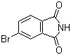 4-溴邻苯二甲酰亚胺分子结构 (CAS 6941-75-9)