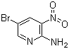 2-Amino-5-bromo-3-nitropyridine molecular structure (CAS 6945-68-2)