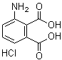 structure of CAS# 6946-22-1, 3-Aminophthalic acid hydrochloride