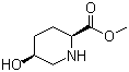 structure of CAS# 695183-75-6, (2S,5S)-5-羟基-2-哌啶羧酸甲酯