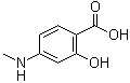 structure of CAS# 6952-12-1, 4-(Methylamino)salicylic acid