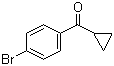 (4-溴苯基)环丙基甲酮分子结构 (CAS 6952-89-2)