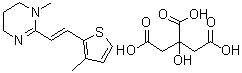 structure of CAS# 69525-81-1, Morantel citrate