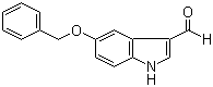 CAS 登录号：6953-22-6, 5-苄氧基-3-吲哚甲醛, 5-苄氧基吲哚-3-甲醛