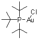 structure of CAS# 69550-28-3, Tri-tert-butylphosphinegold chloride