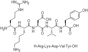 Thymopentin molecular structure (CAS 69558-55-0)