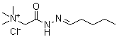 CAS 登录号：6958-20-9, N,N,N-三甲基-2-氧代-2-(2-戊亚基肼基)氯化乙铵