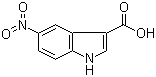 structure of CAS# 6958-37-8, 5-硝基吲哚-3-甲酸