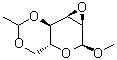 CAS # 6958-77-6, Methyl 2,3-anhydro-4,6-O-ethylidene-alpha-D-allopyranoside, NSC 64887