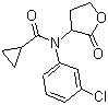 CAS # 69581-33-5, Cyprofuram, Vinicur, N-(3-Chlorophenyl)-N-(tetrahydro-2-oxo-3-furanyl)cyclopropanecarboxamide