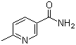 structure of CAS# 6960-22-1, 6-Methylnicotinamide
