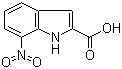 CAS # 6960-45-8, 7-Nitroindole-2-carboxylic acid, 7-Nitro-1H-indole-2-carboxylic acid