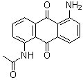 CAS 登录号：6960-55-0, 1-氨基-5-乙酰氨基蒽醌