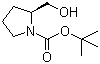 structure of CAS# 69610-40-8, (S)-(-)-1-Boc-2-pyrrolidinemethanol