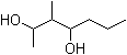 CAS # 6964-04-1, 3-Methyl-2,4-heptanediol, NSC 66399