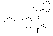 CAS 登录号：6964-98-3, 2-(苯甲酰氧基)-4-[(2-羟基乙基)氨基]苯甲酸甲酯