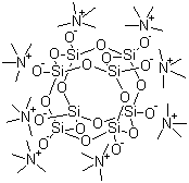 CAS # 69667-29-4, Oktakis(tetramethylammonium)-T8-silisesquioxane, Octakis(tetramethylammonium)pentacyclo[9.5.1.1(3,9).1(5,15).1(7,13)]octasiloxane-1,3,5,7,9,11,13,15-octakis(yloxide)